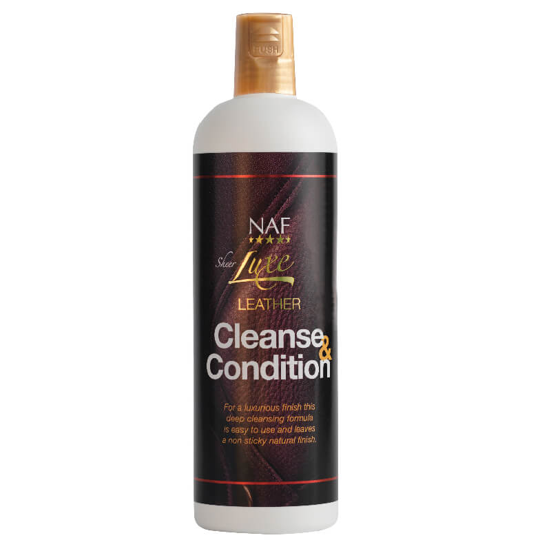 NAF Sheer Luxe Leather Cleanse &amp; Condition 500ml-Pet n Pony-NAF