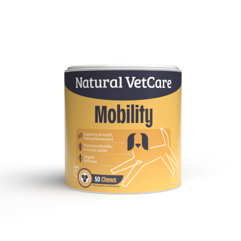 NAF NVC Mobility 50 Chews 225g—mobility chews for dogs’ hip and joint care.