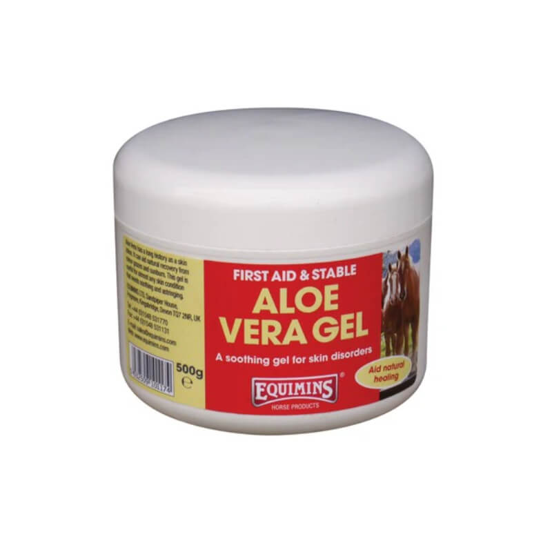 Equimins Ltd Aloe Vera Gel 250g: soothing first aid gel for healthy horse skin.
