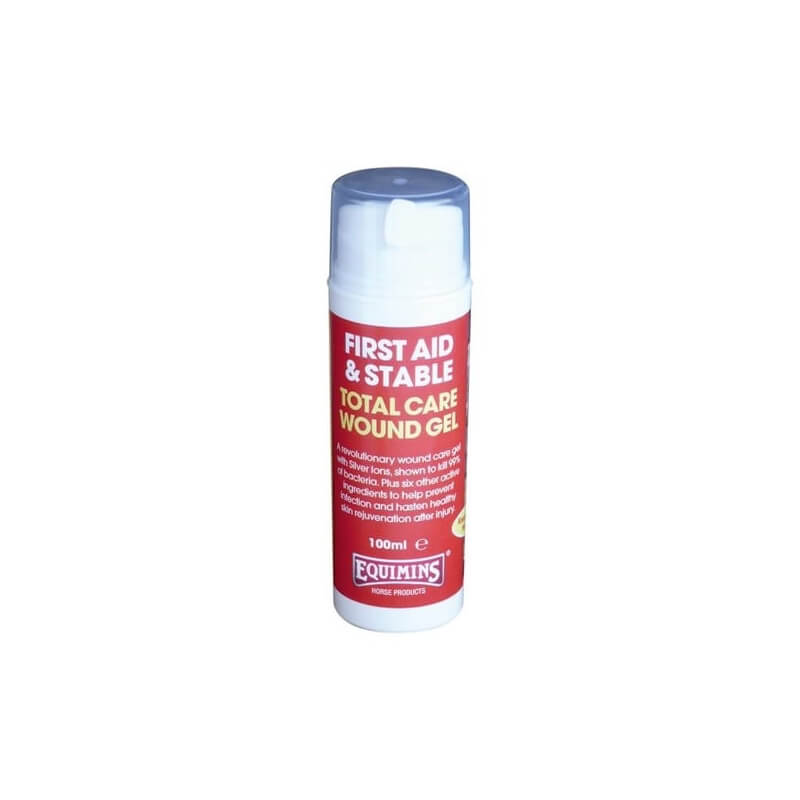 Equimins Ltd Wound Gel 100ml for effective antibacterial wound care.