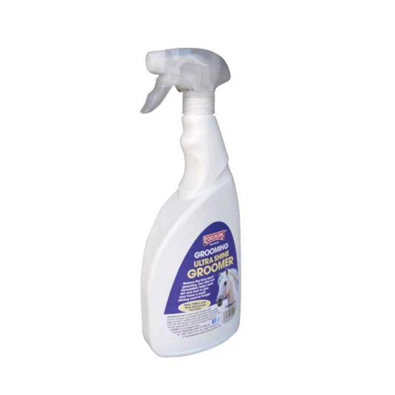 Equimins Ltd Ultra Shine Groomer 750ml spray for horse coat shine and detangle.