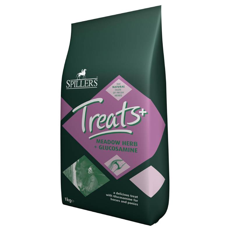 Spillers Treats MeadowHerb + Glucosamine 1kg – herbal horse snacks for your horse.