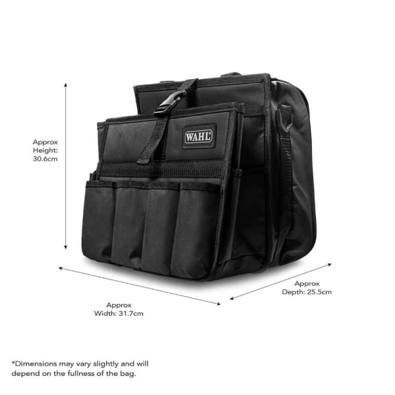 Wahl Tool Carry - Zebra Print, 30.6 x 31.7 x 25.5cm, for animal groomers.