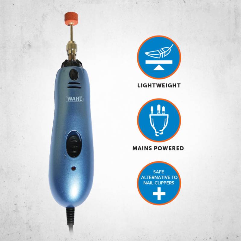 Wahl Electric Nail Grinder: lightweight, powerful, and a safe alternative to clippers for pets.