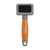 Wahl Small Slicker Brush Orange Gel Handle