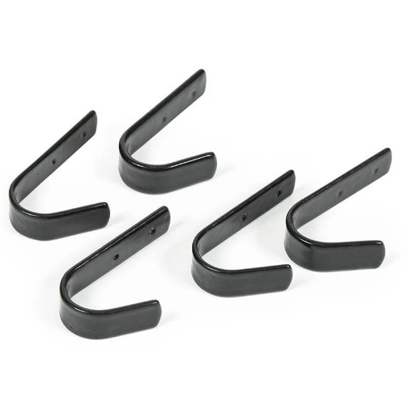 Shires Stable Hooks (set of 5) by Shires, displayed in two rows on a white background.