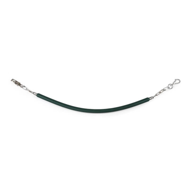 Shires EZI-KIT Stall Chain: green, quick-release clips at both ends, from Shires.