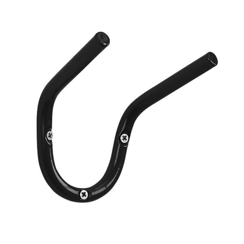 Stubbs Tool Holder Black by Stubbs with two prongs, three screws, and a horseshoe bracket.