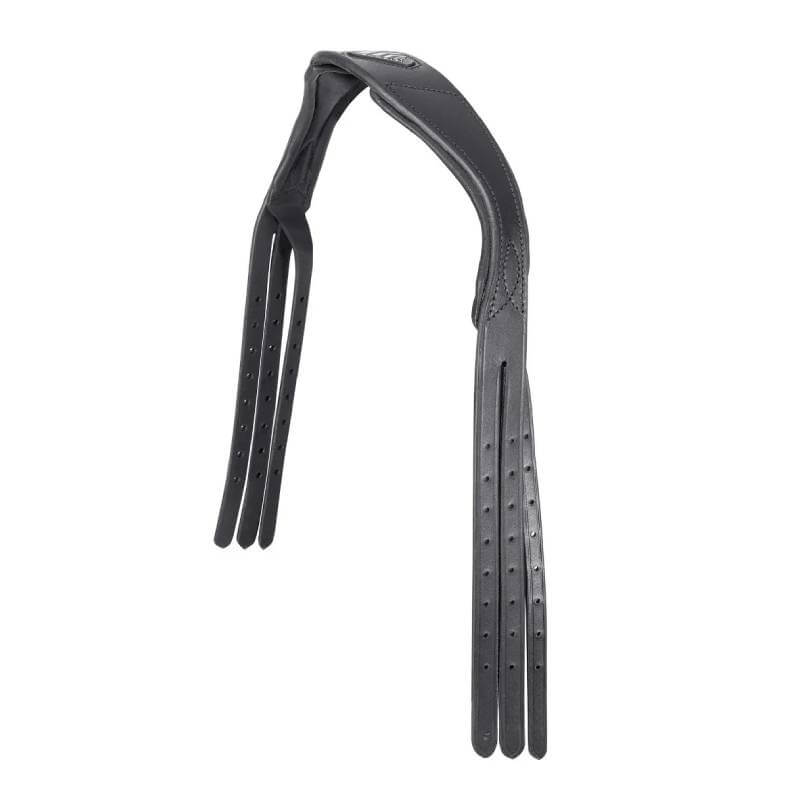 Velociti Rapida Headpiece Black with anti-shock padding and four-perforated flaps per side.