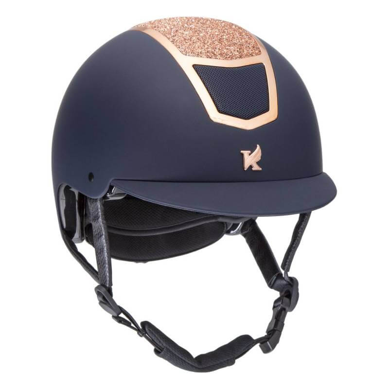 Karben Valentina Riding Hat Navy/Rose Gold