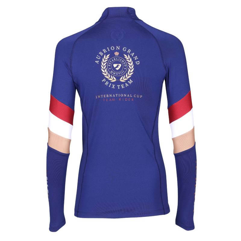 Aubrion Team Long Sleeve Base Layer Navy