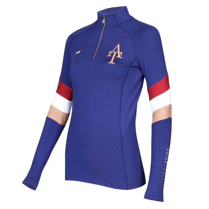 Aubrion Team Long Sleeve Base Layer Navy