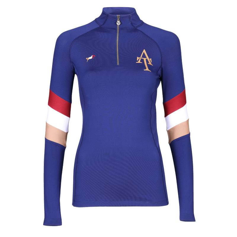 Aubrion Team Long Sleeve Base Layer Navy