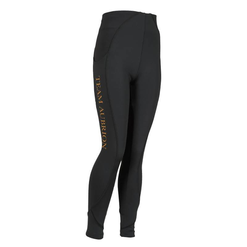 Aubrion Team Riding Tights Young Rider Black