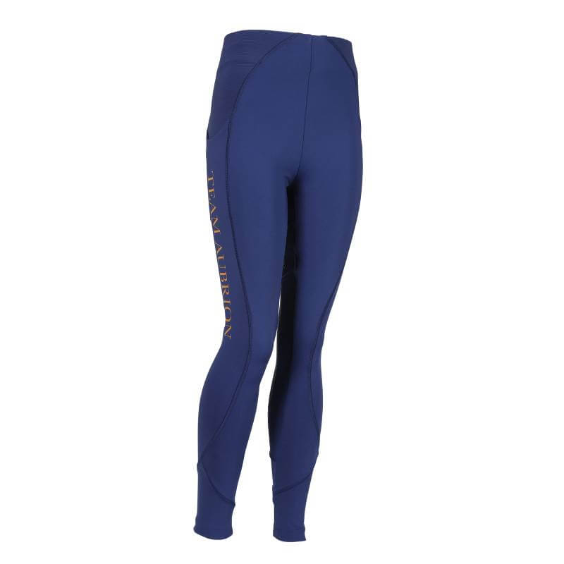 Aubrion Team Riding Tights Young Rider Navy