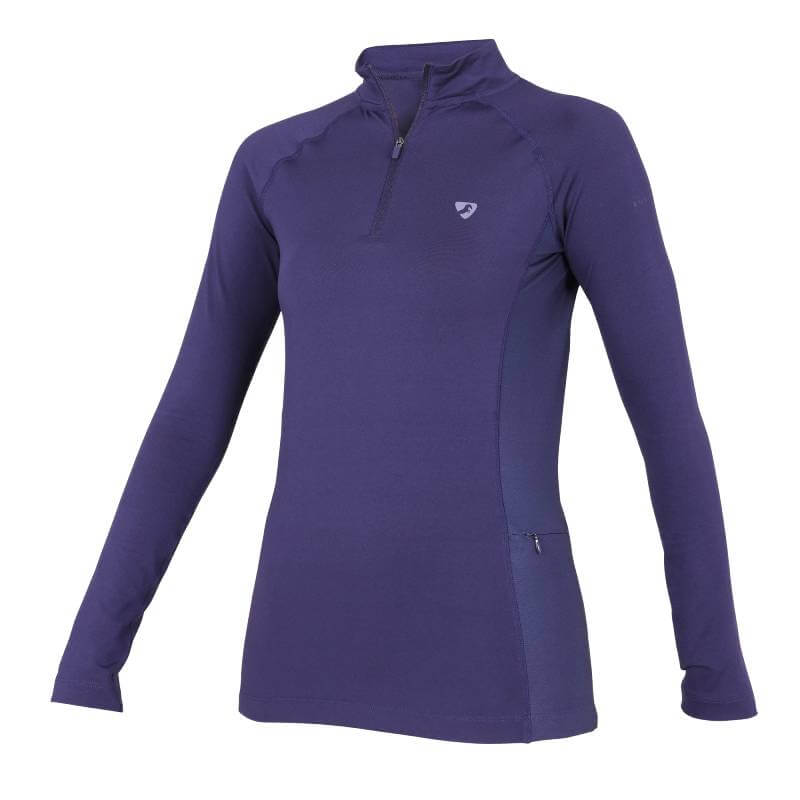 Aubrion Revive Long Sleeve Base Layer Navy