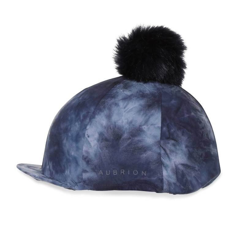 Aubrion Pom Pom Hat Cover Navy Tie Dye Onesize