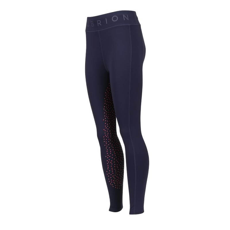 Aubrion Non Stop Riding Tights Young Rider Navy