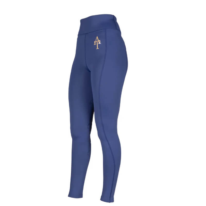 Aubrion Team Winter Riding Tights Young Rider Navy-Pet n Pony-Aubrion