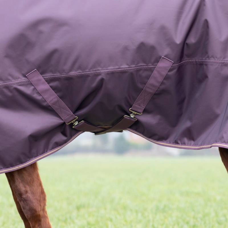 Shires Typhoon 100g Turnout Rug Standard Neck Black Cherry