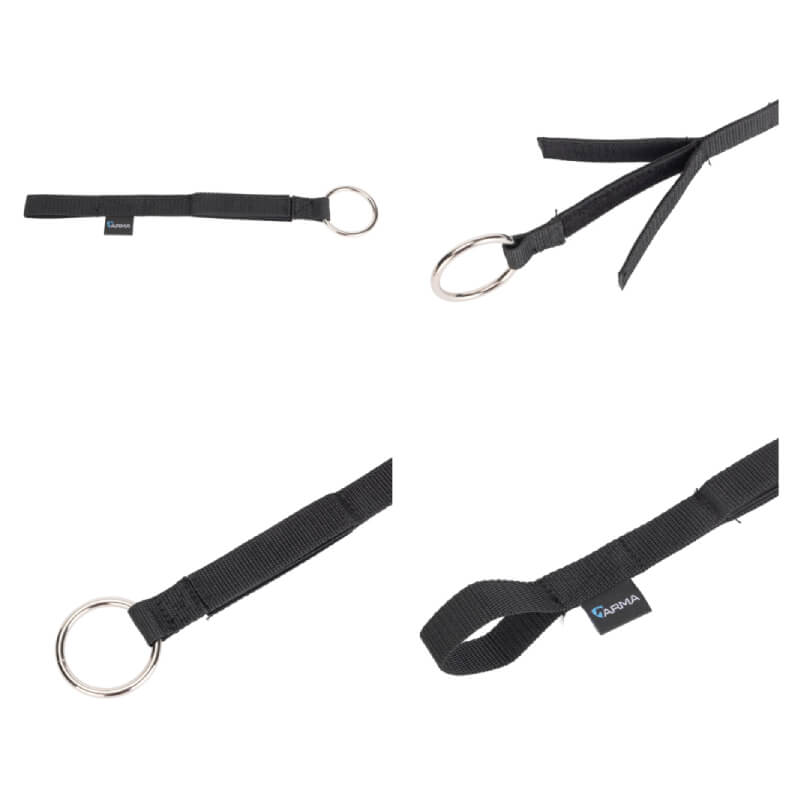Shires Arma Breakaway Tie by Shires shown from multiple angles on a white background.