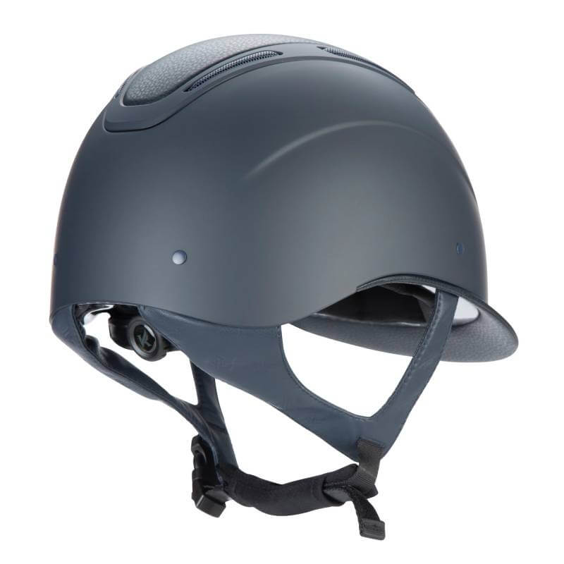 Karben Amity LTHR Riding Hat Navy