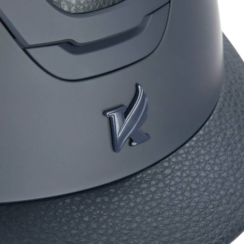Karben Amity LTHR Riding Hat Navy