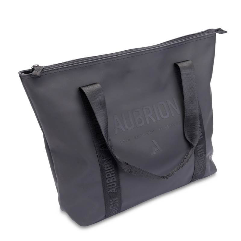 Aubrion React Tote Bag Black: a stylish tote with two shoulder straps from Aubrion.