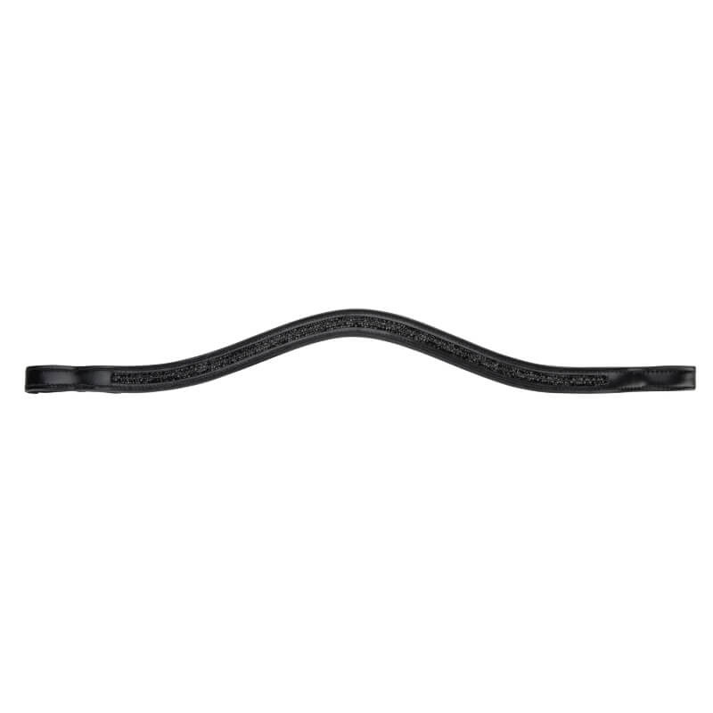 Shires Velociti Rapida Black Diamante Browband by Shires on a white background.