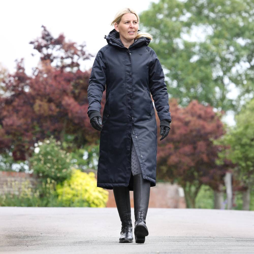 Aubrion Eltar Long Waterproof Coat Black