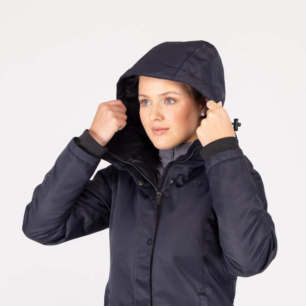 Aubrion Eltar Long Waterproof Coat Black