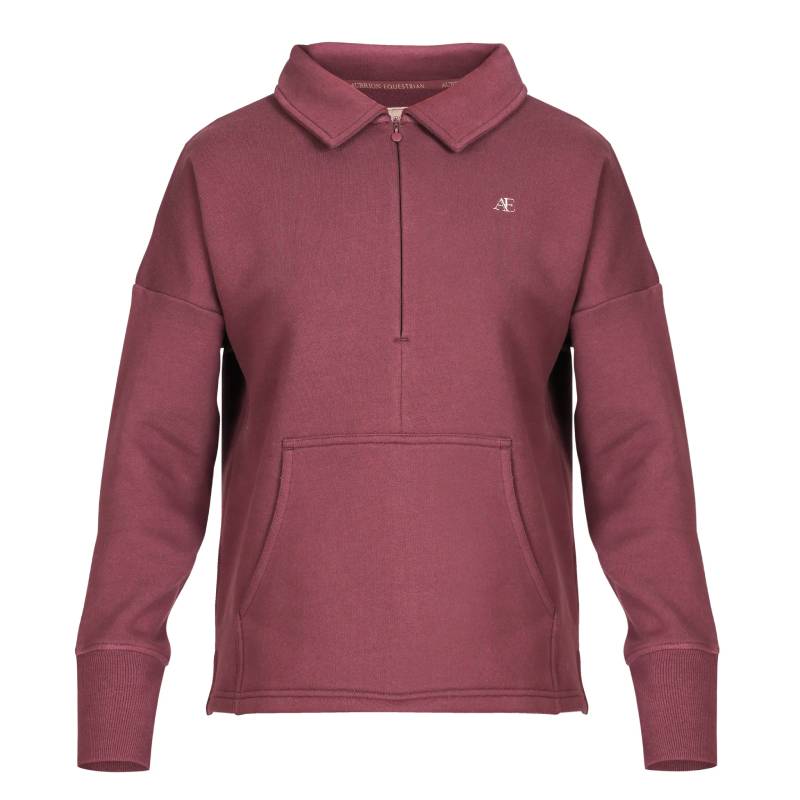 Aubrion Equestrian Quarter Zip Sweater Thistle