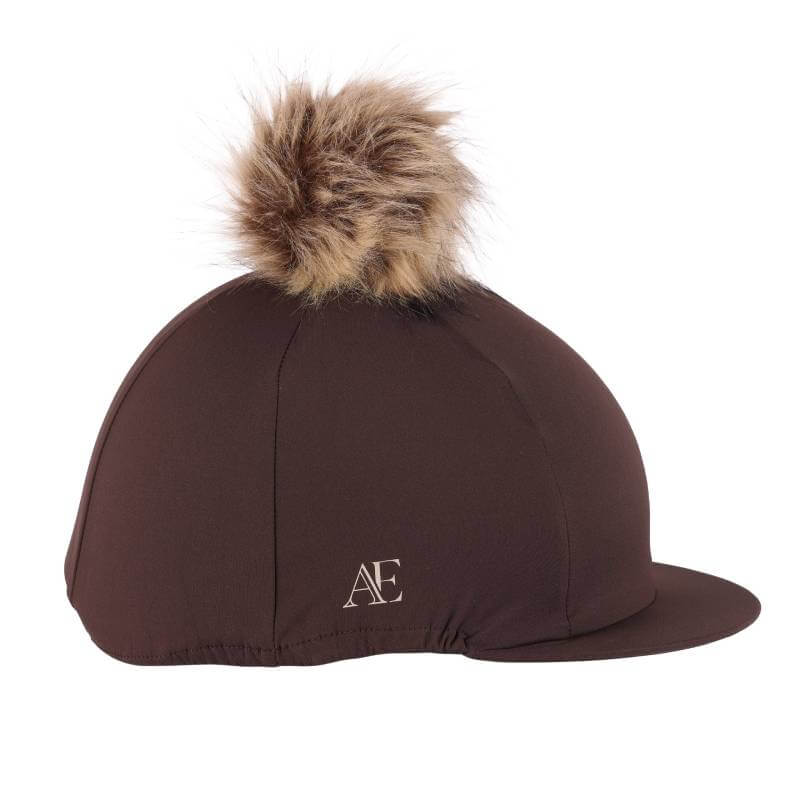 Aubrion Equestrian Hat Cover Espresso One Size
