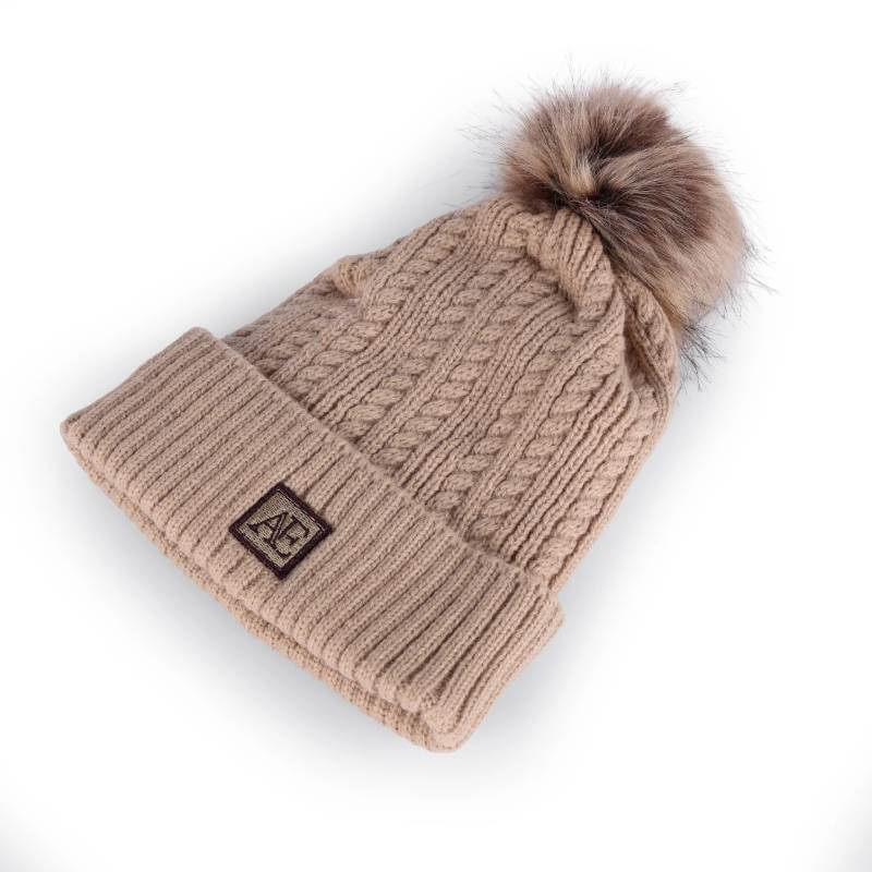 Aubrion Equestrian Knit Hat Oat One Size