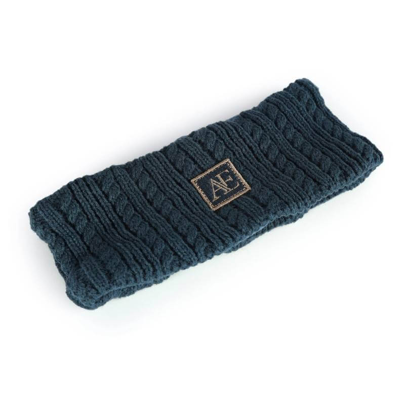 Aubrion Equestrian Knit Headband Estate Blue One Size