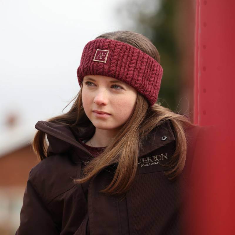 Aubrion Equestrian Knit Headband Port One Size