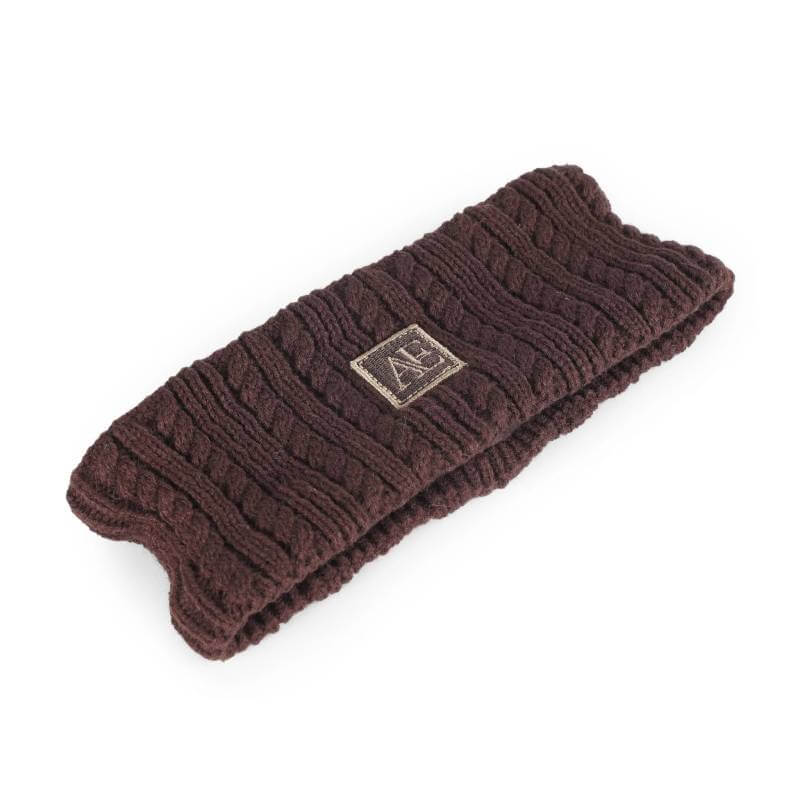 Aubrion Equestrian Knit Headband Espresso One Size