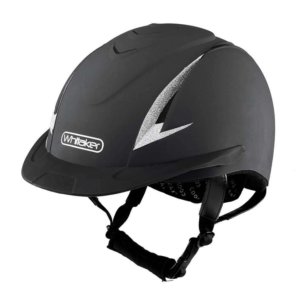 Whitaker New Rider Generation Silver Sparkle Helmet