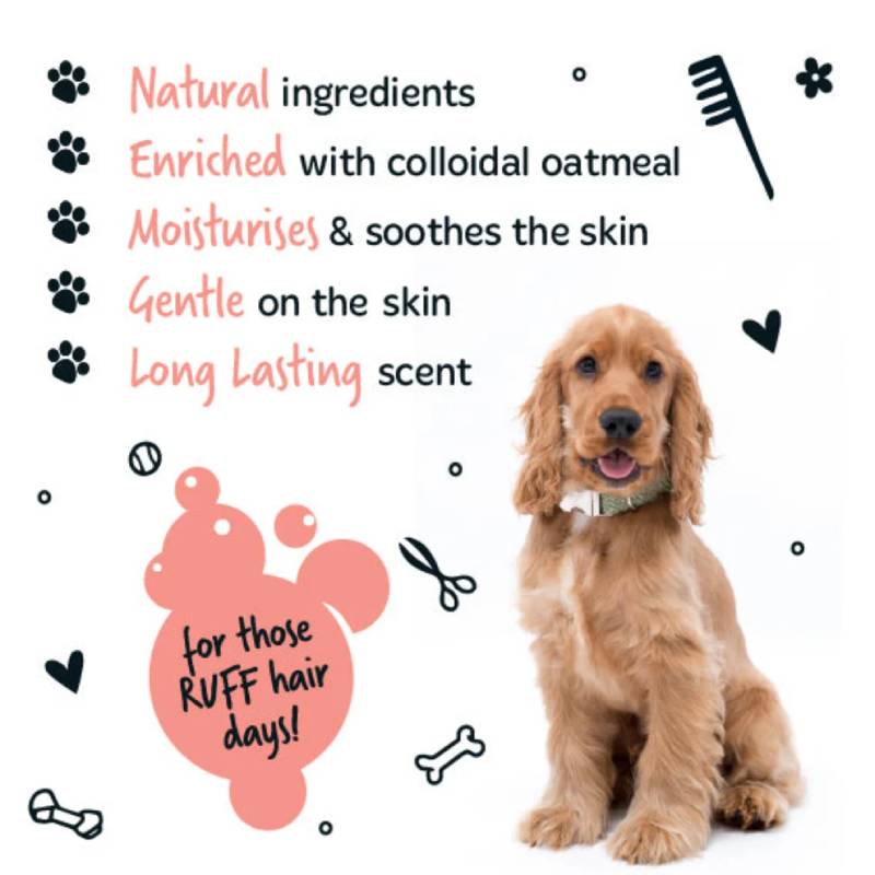 Bugalugs 2in1 Papaya Coconut Dog Shampoo &amp; Conditioner 250ml