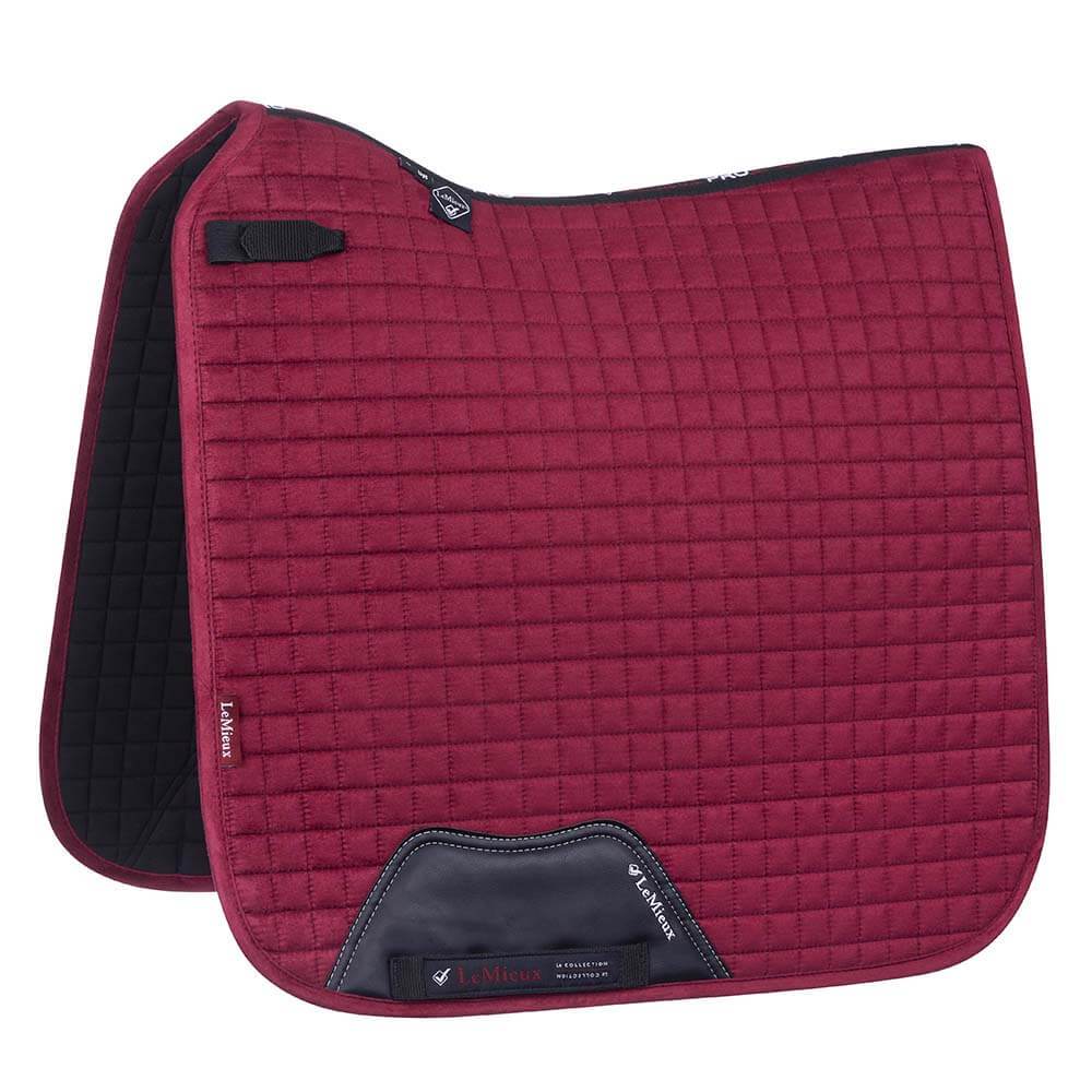 Lemieux Prosport Suede Dressage Square Mulberry Large