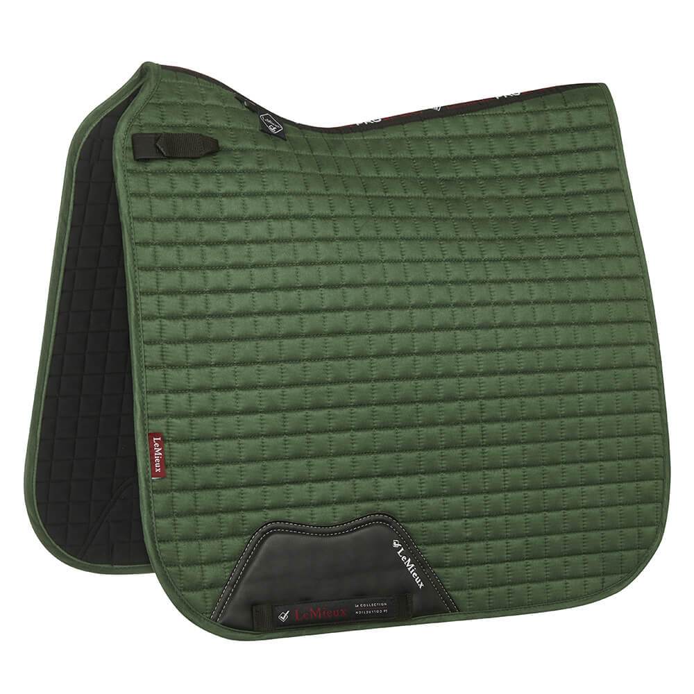 Lemieux Prosport Suede Dressage Square Hunter Green Small/Medium