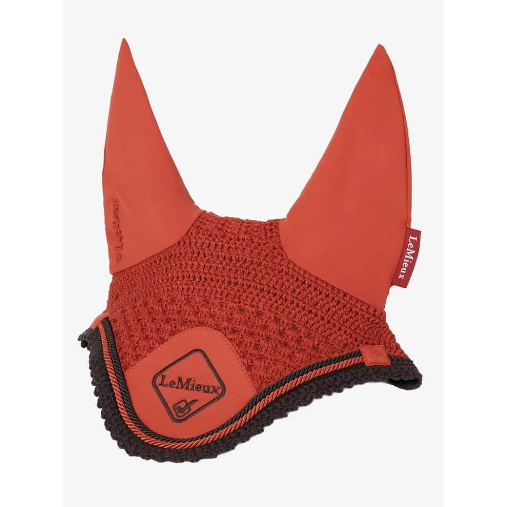 LeMieux Classic Fly Hood Sienna with Lycra ears, perfect for competitive riders.