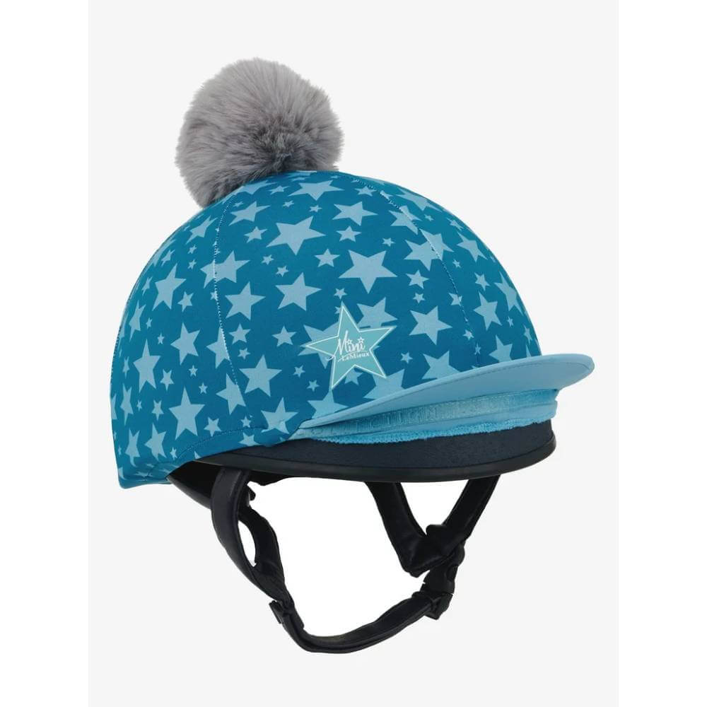 LeMieux Mini Pom Pom Hat Silk Marine