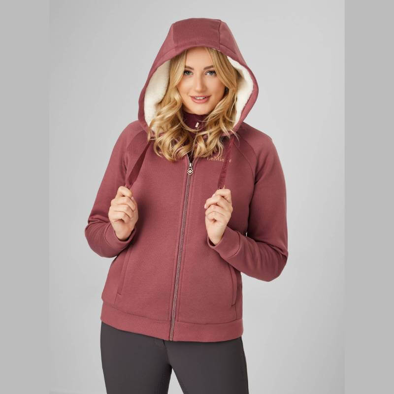 LeMieux Sherpa Lined Hoodie Ladies Orchid-Pet n Pony-LeMieux