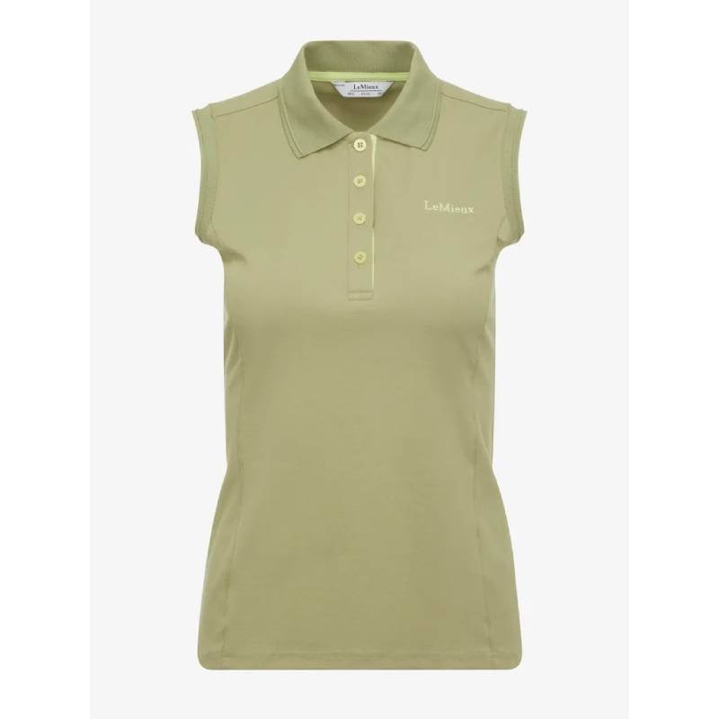 LeMieux Sleeveless Polo Shirt Moss