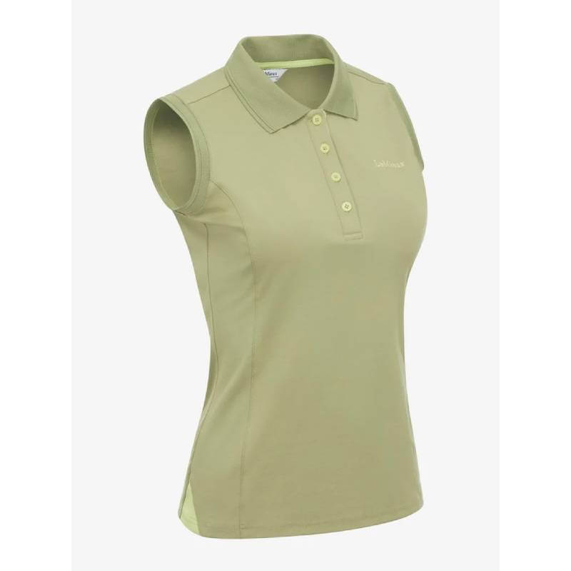 LeMieux Sleeveless Polo Shirt Moss