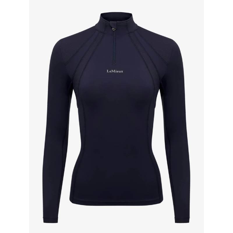 LeMieux Mia Mesh Long Sleeve Base Layer Navy