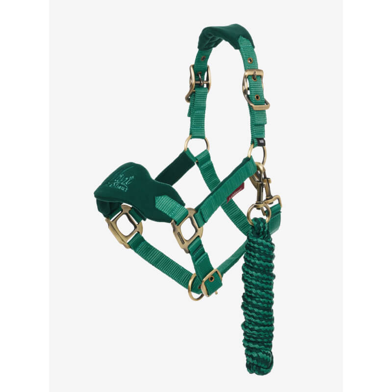 Lemieux Mini Vogue Headcollar & Leadrope Evergreen-Pet n Pony-LeMieux