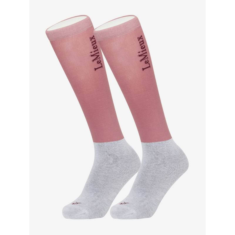 LeMieux Competition Socks Orchid Twin Pack Medium