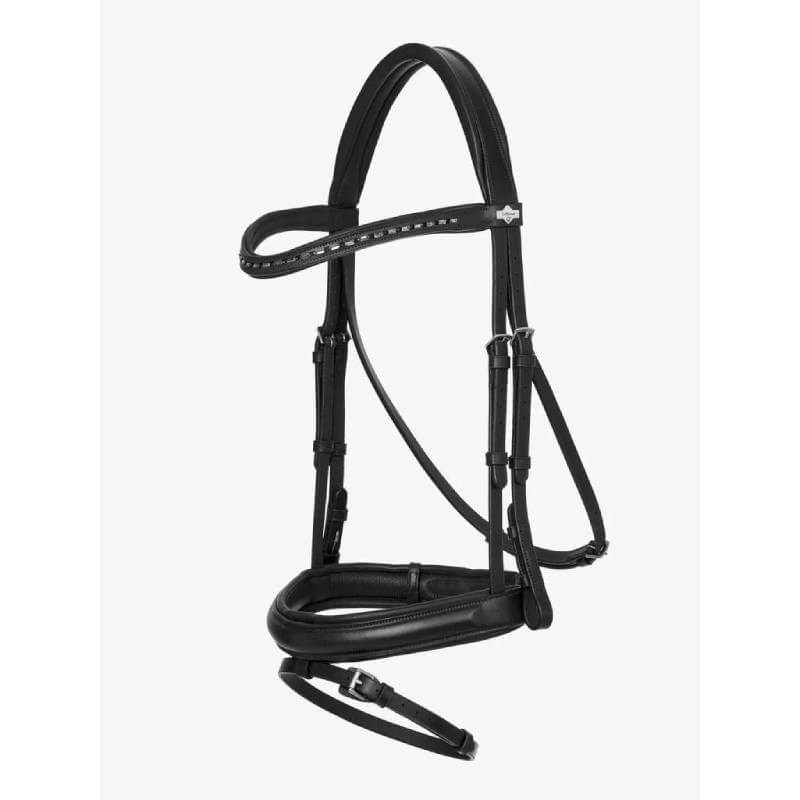 LeMieux Arika Dressage Bridle Black/Silver-Pet n Pony-LeMieux